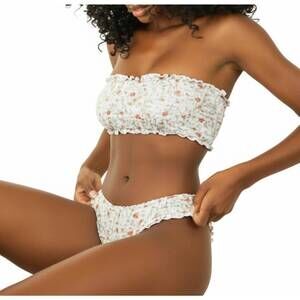 NEW DIPPIN' DAISY'S alina bikini bottom in garden of love